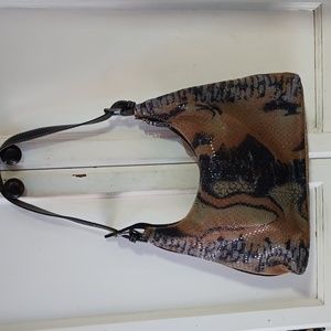 MAXX NWOT Snakeskin pattern shoulder bag